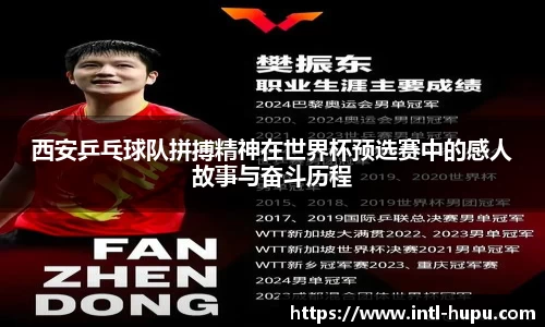 西安乒乓球队拼搏精神在世界杯预选赛中的感人故事与奋斗历程